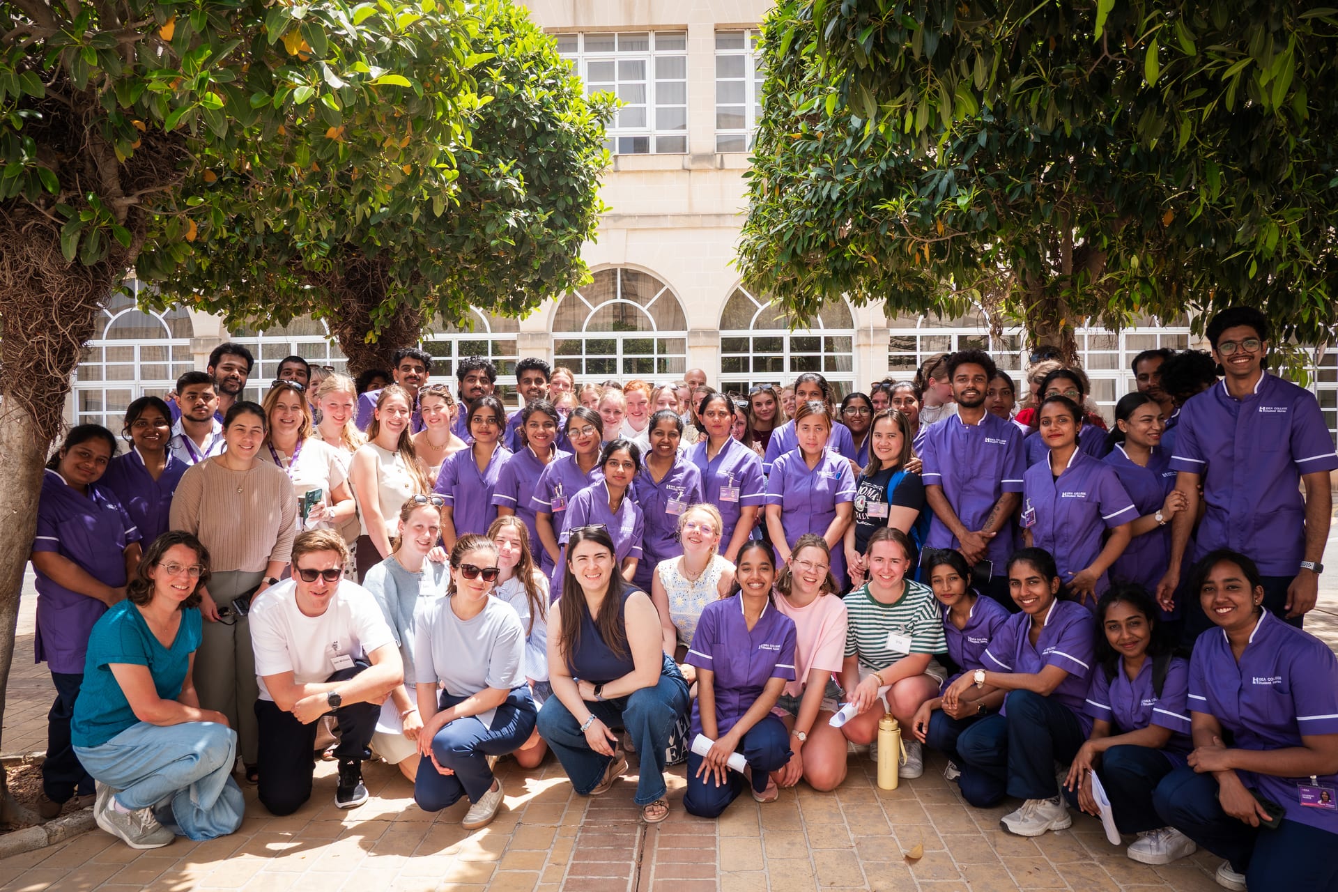 IDEA College Malta nursing students on campus
